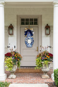 Monogrammed Blue and White Chinoiserie Ginger Jar (Single Monogram Available)